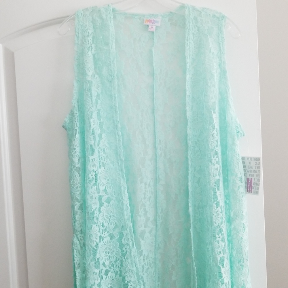 NWT LuLaRoe Joy vest kimono size M
